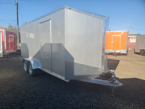 SUPER SALE 2023 Redline by Cargo Mate 7x16 7000GVW Enclosed Cargo Trailer Fully insulated 3-year warranty Battery Powered interior lights