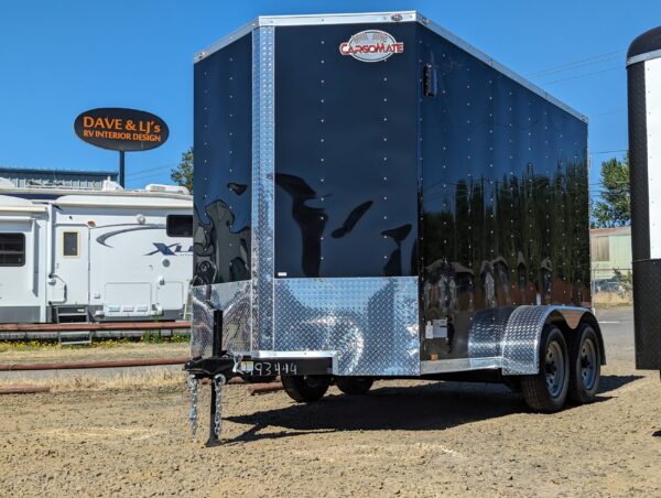 SUPER SALE 2023 E-Series By Cargo Mate 6x12 Extra Height Tandem Axle Enclosed Cargo Trailer 7'2" Interior
