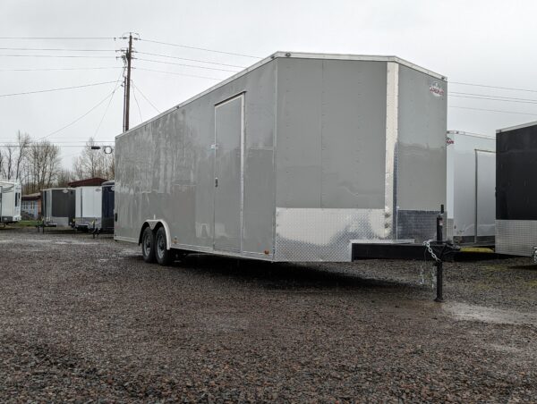 Spring Sale 2024 E-Series by Cargo Mate 8.5x26 9800GVW Car Hauler Got Scratched! Discounted