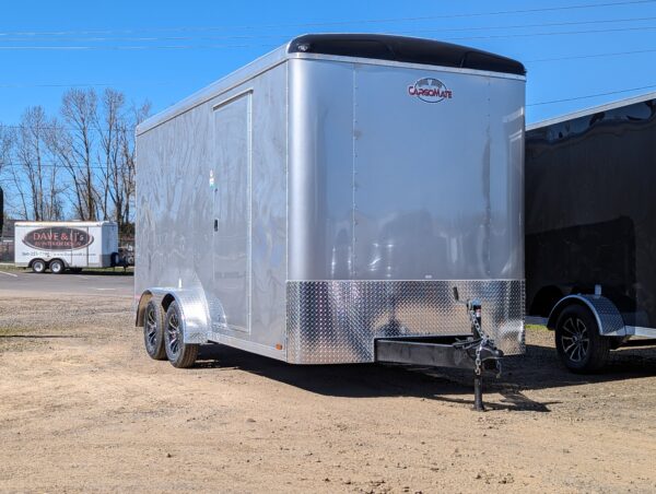 2024 Silver Crown by Cargo Mate 7x16 12" Extra Height Cargo Trailer 7000GVW Torsion Axles Screwless Exterior 3-year Warranty