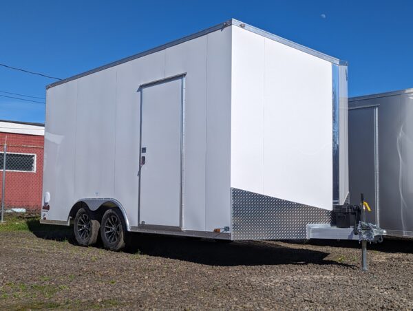 2023 Redline by Cargo Mate 8.5x16 7000GVW Enclosed Cargo Trailer Car Hauler Fully insulated 3-year warranty 12" Extra Height 12v Options Reinforced Ramp Door