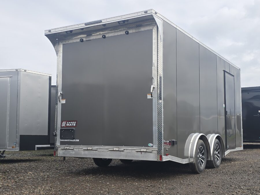 2025 Aluminum Redline by Cargo Mate 8x18 7000GVW Enclosed Cargo Trailer PolyCORE AP 110v Power - Image 5