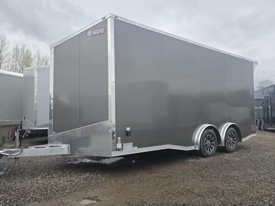 2025 Aluminum Redline by Cargo Mate 8x18 7000GVW Enclosed Cargo Trailer PolyCORE AP 110v Power - Image 7
