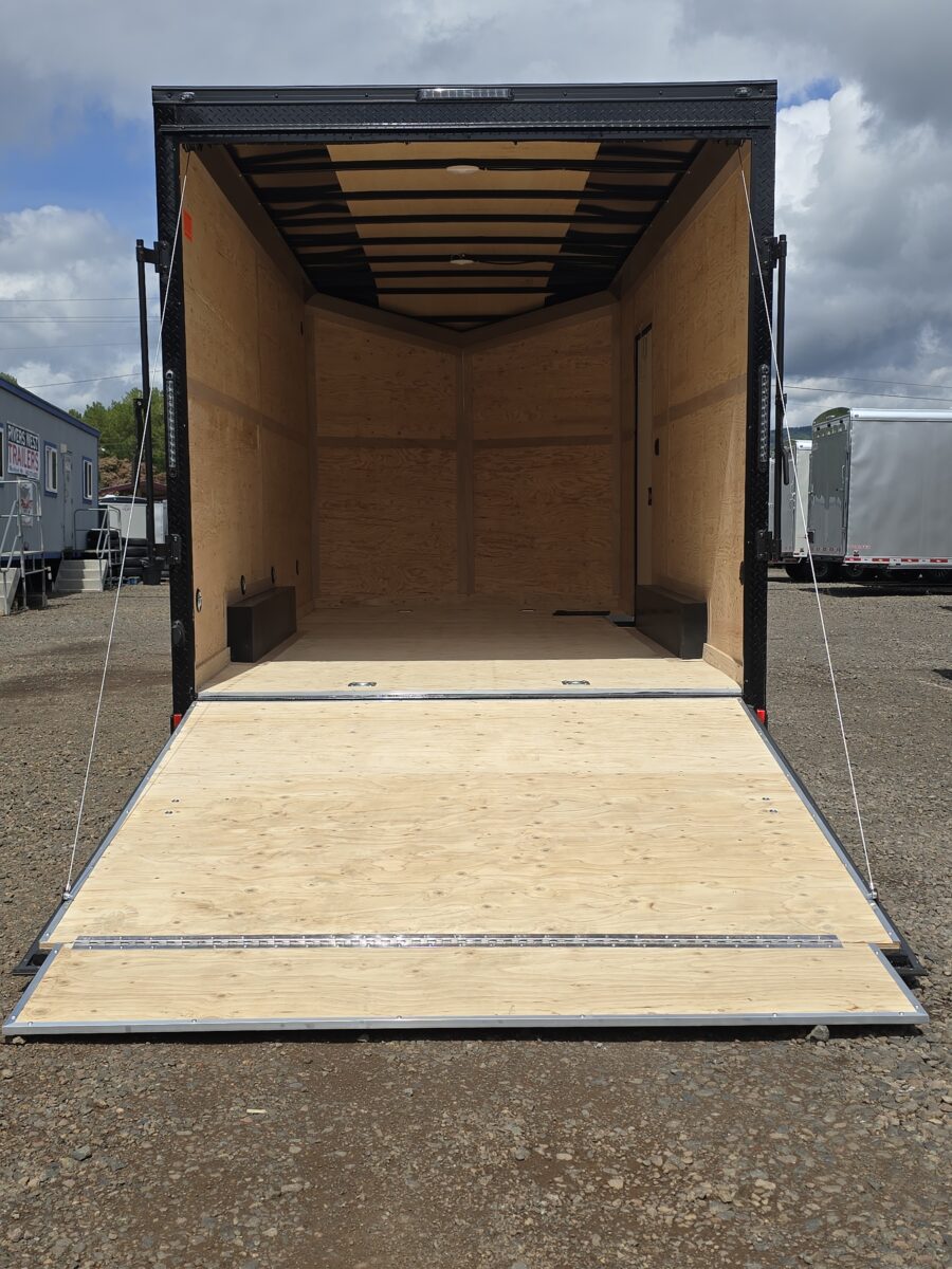2025 E-Series by Cargo Mate 8x16 Extra Height Enclosed Cargo Trailer 84" Door Height UTV Hauler 54" Tongue - Image 5