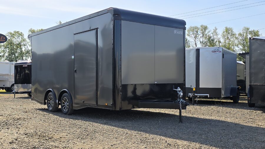 2025 Cargo Mate Prototype 8.5x18 Vehicle Hauler PolyCore Siding