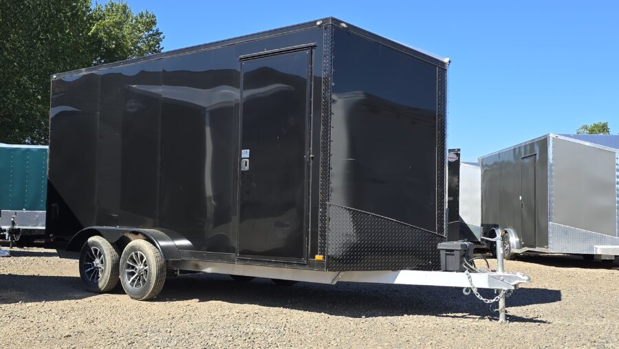 2025 Cargo Mate Aluminum Redline 7x14 Cargo Trailer PolyCORE Siding - Image 5