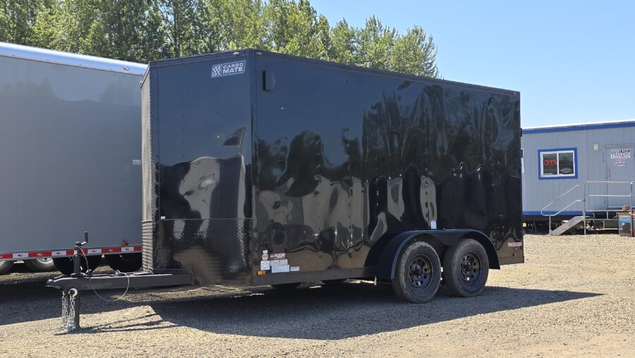 2025 Cargo Mate 7X14 Enclosed Cargo Trailer 54" Tongue Extra Height