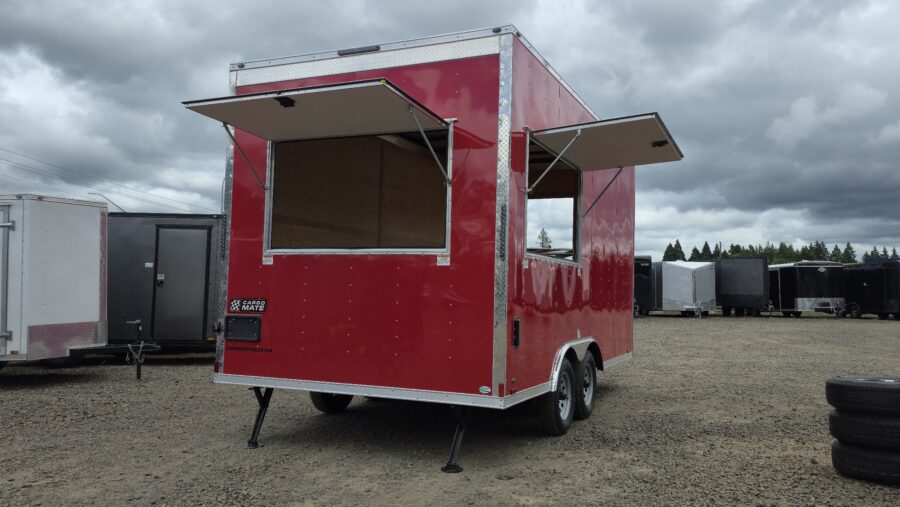 2025 E-Series by Cargo Mate 8.5x16 Enclosed Trailer Food Cart or Concession Starter