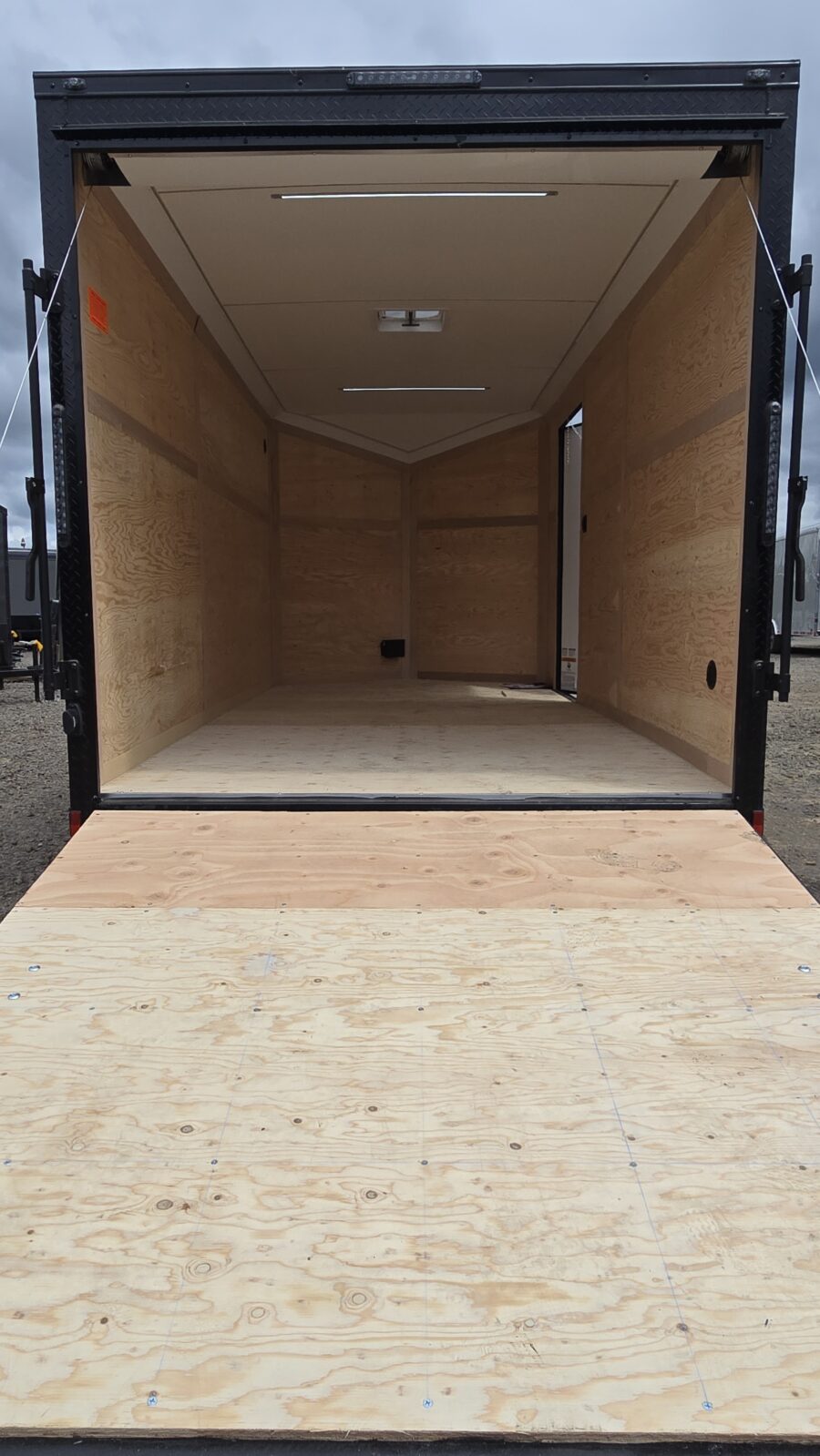 2025 Cargo Mate 7X14 Enclosed Cargo Trailer 54" Tongue Extra Height Screwless Exterior Insulated 1-piece roof - Image 3