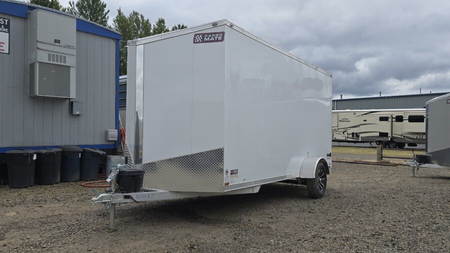 2025 All-Aluminum Redline Cargo Trailer by Cargo Mate 6x14 3500GVW with Brakes Insulated 3-year Warranty Dexter Torsion Axles