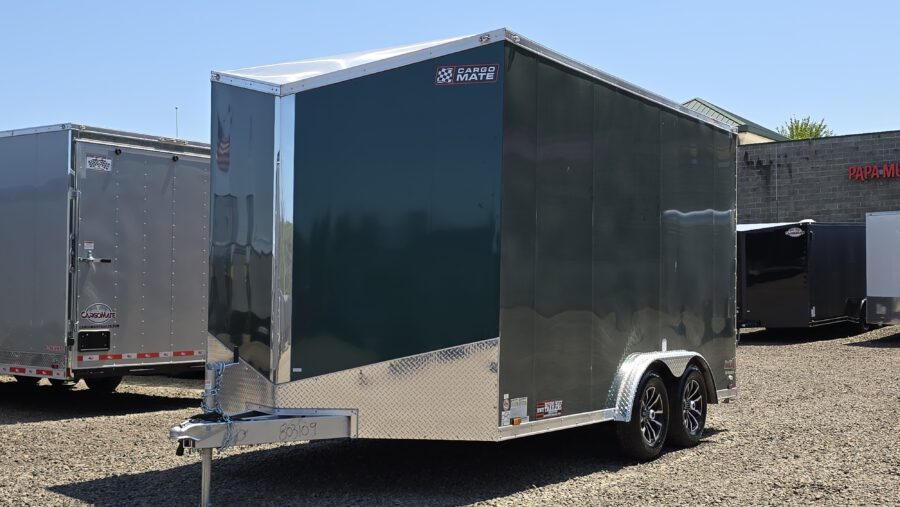 2025 Cargo Mate Aluminum Redline 8x14 Cargo Trailer UTV Hauler