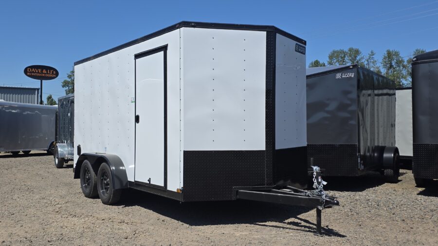 2026 Cargo Mate 7X14 Enclosed Cargo Trailer 54" Tongue Extra Height