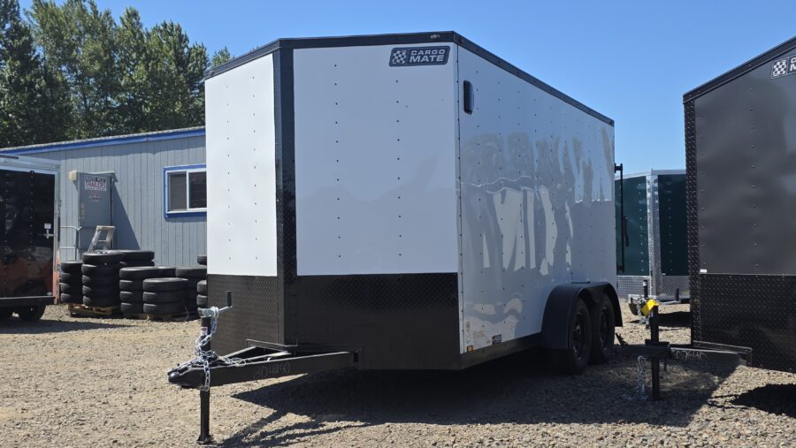 2026 Cargo Mate 7X14 Enclosed Cargo Trailer 54" Tongue Extra Height - Image 3