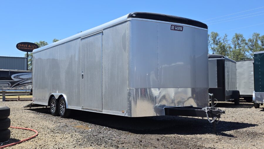 2025 Qualifier Enclosed Cargo Trailer Car by Cargo Mate 8.5x24 Top Grade Car Hauler Dexter Torsion Axles
