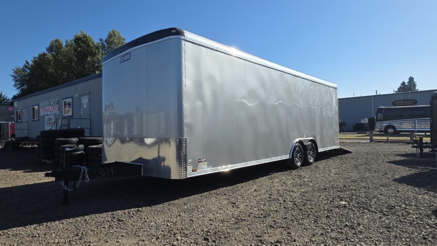 2025 Qualifier Enclosed Cargo Trailer Car by Cargo Mate 8.5x24 Top Grade Car Hauler Dexter Torsion Axles - Image 2