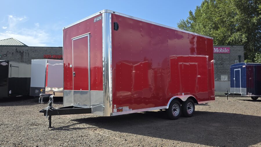 2026 E-Series by Cargo Mate 8.5x18 Enclosed Cargo Trailer Food Cart Shell