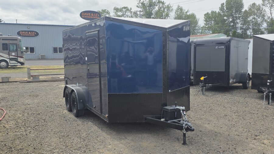 2025 Cargo Mate 7X14 Enclosed Cargo Trailer 54" Tongue Extra Height Screwless Exterior Insulated 1-piece roof Apex Tires - Image 5