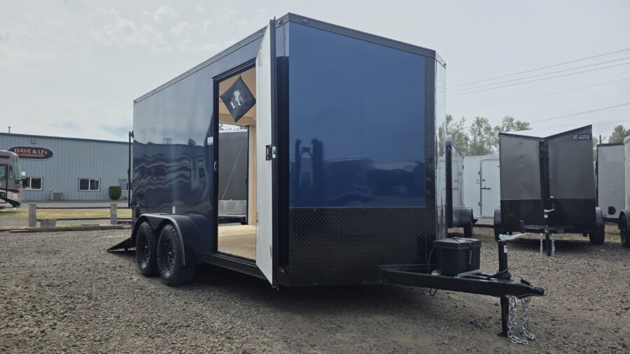 2025 Cargo Mate 7X14 Enclosed Cargo Trailer 54" Tongue Extra Height Screwless Exterior Insulated 1-piece roof Apex Tires - Image 3