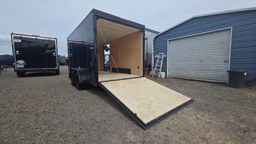 2025 Cargo Mate 7X14 Enclosed Cargo Trailer 54" Tongue Extra Height Screwless Exterior Insulated 1-piece roof Apex Tires - Image 4
