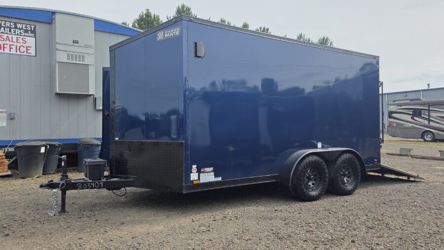 2025 Cargo Mate 7X14 Enclosed Cargo Trailer 54" Tongue Extra Height Screwless Exterior Insulated 1-piece roof Apex Tires - Image 2