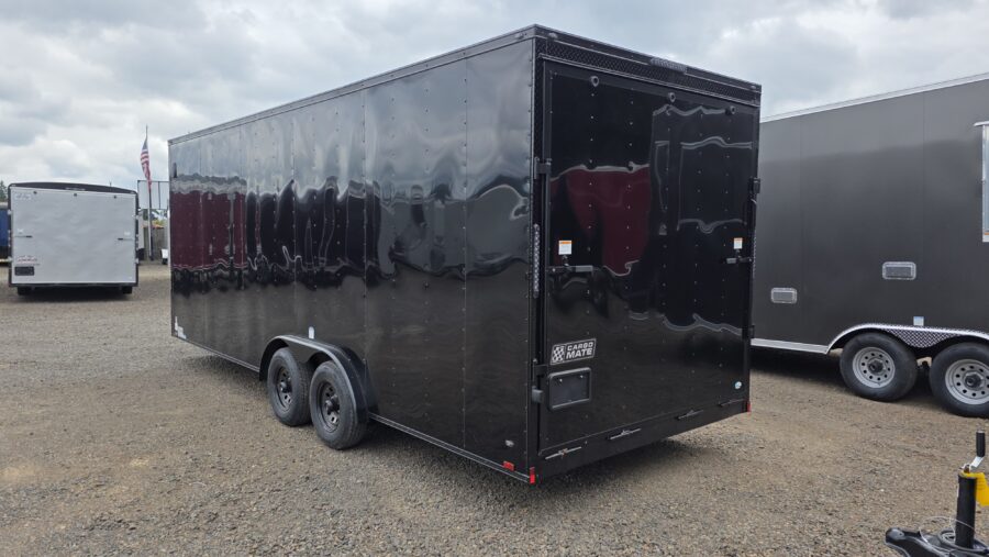 2026 E-Series by Cargo Mate 8x22 12" Extra Height Enclosed Cargo Trailer 9800GVW UTV Hauler 1-Piece Roof - Image 9