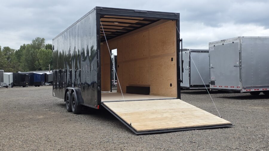 2026 E-Series by Cargo Mate 8x22 12" Extra Height Enclosed Cargo Trailer 9800GVW UTV Hauler 1-Piece Roof - Image 7