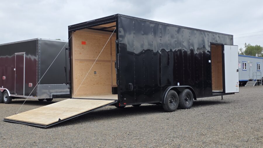 2026 E-Series by Cargo Mate 8x22 12" Extra Height Enclosed Cargo Trailer 9800GVW UTV Hauler 1-Piece Roof - Image 5