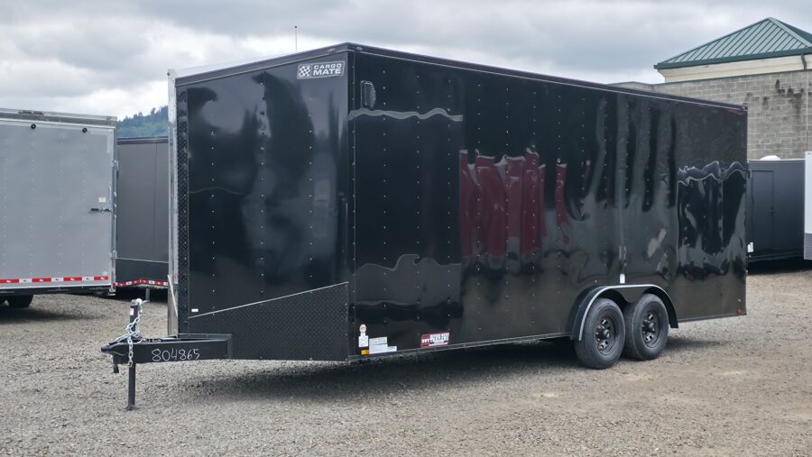 2026 E-Series by Cargo Mate 8x22 12" Extra Height Enclosed Cargo Trailer 9800GVW UTV Hauler 1-Piece Roof - Image 4