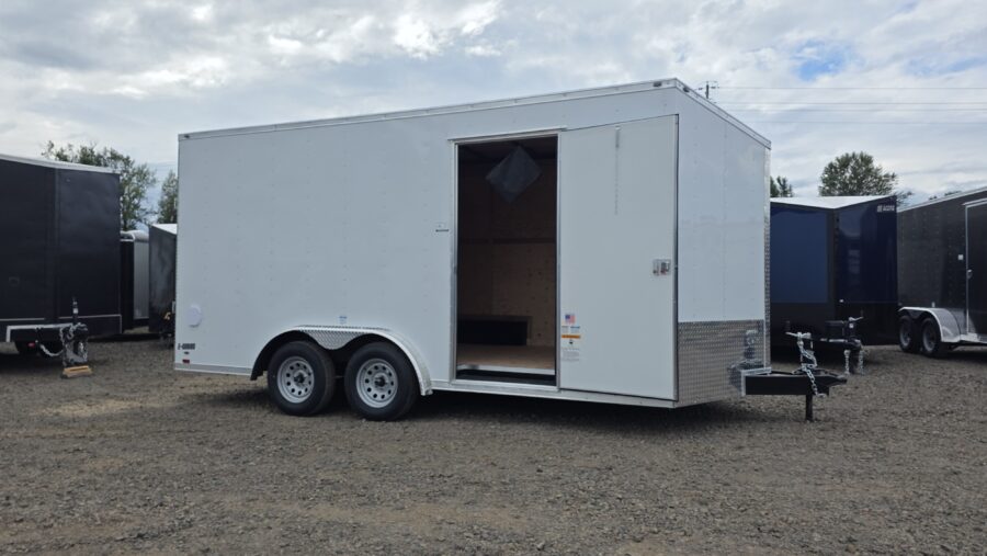 2026 E-Series by Cargo Mate 8x16 Extra Height Enclosed Cargo Trailer 1-Piece Roof - Image 5