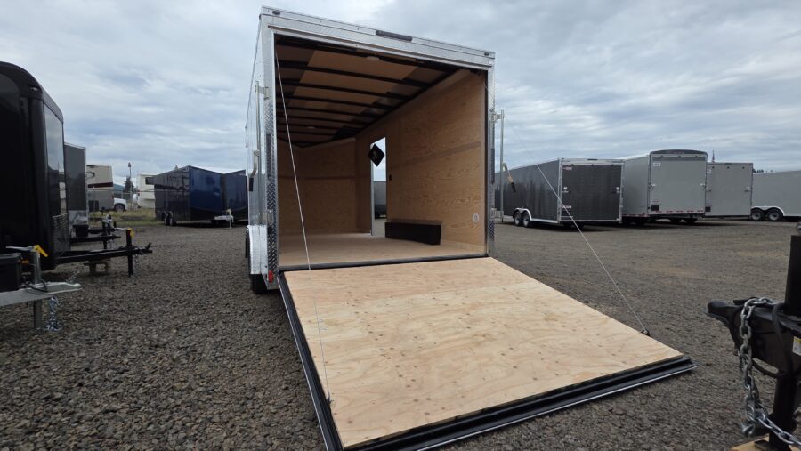 2026 E-Series by Cargo Mate 8x16 Extra Height Enclosed Cargo Trailer 1-Piece Roof - Image 4