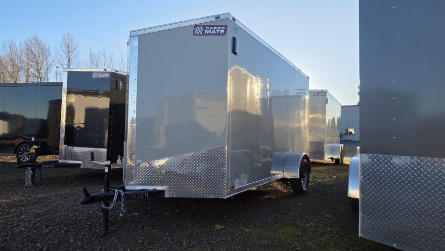2026 Cargo Mate Enclosed Cargo Trailer 6x12 Ramp Door 1-Piece Roof