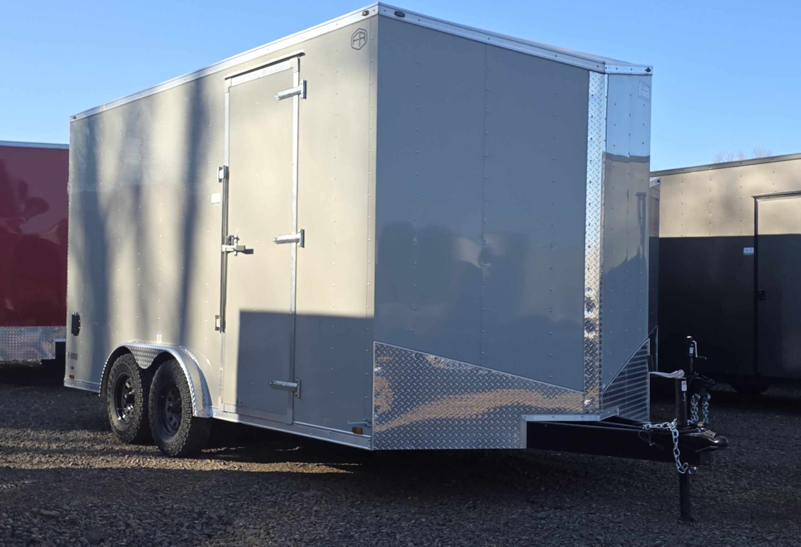 2026 Cargo Mate 8x16 Extra Height Enclosed Cargo Trailer 12" Extra Height 1-Piece Roof Apex Tires - Image 5