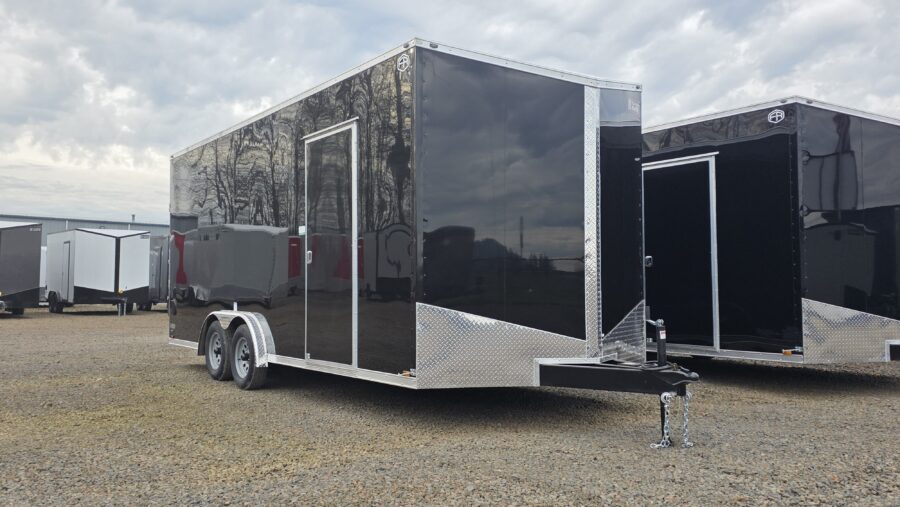2026 Cargo Mate Enclosed Cargo Trailer 8x18 84" Ramp Door Opening PolyCORE UTV Hauler