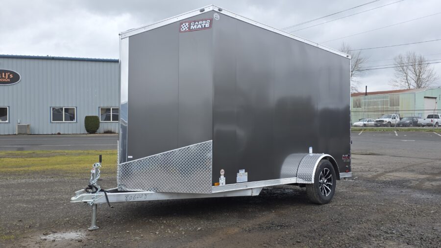 2026 Cargo Mate Aluminum Redline 6x12 Enclosed Cargo Trailer Insulated Torsion Flooring