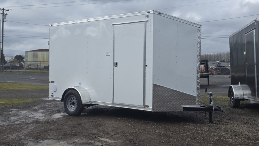 2026 Cargo Mate Enclosed Cargo Trailer 6x12 Ramp Door 1-Piece Roof Extra Height