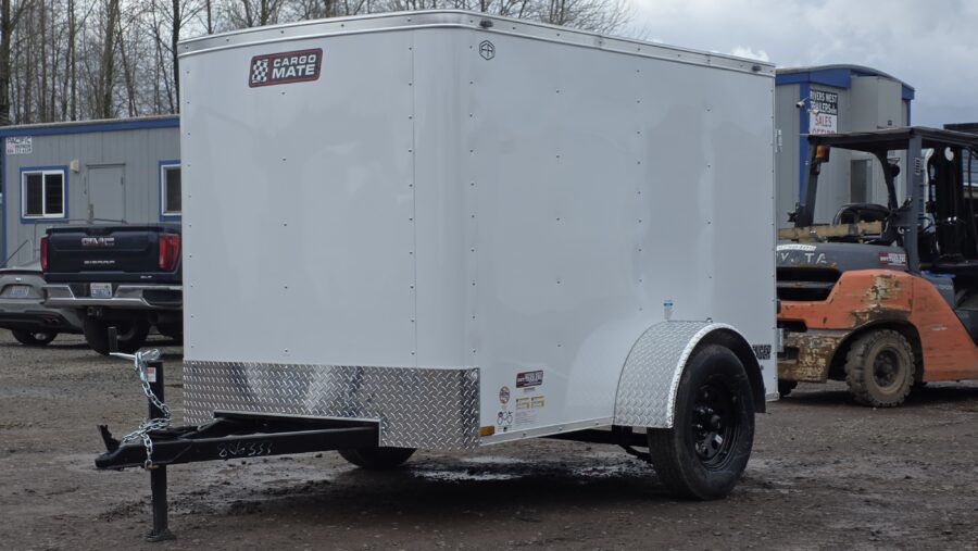 2026 Cargo Mate 5x8 Challenger Enclosed Cargo Trailer Barn Doors