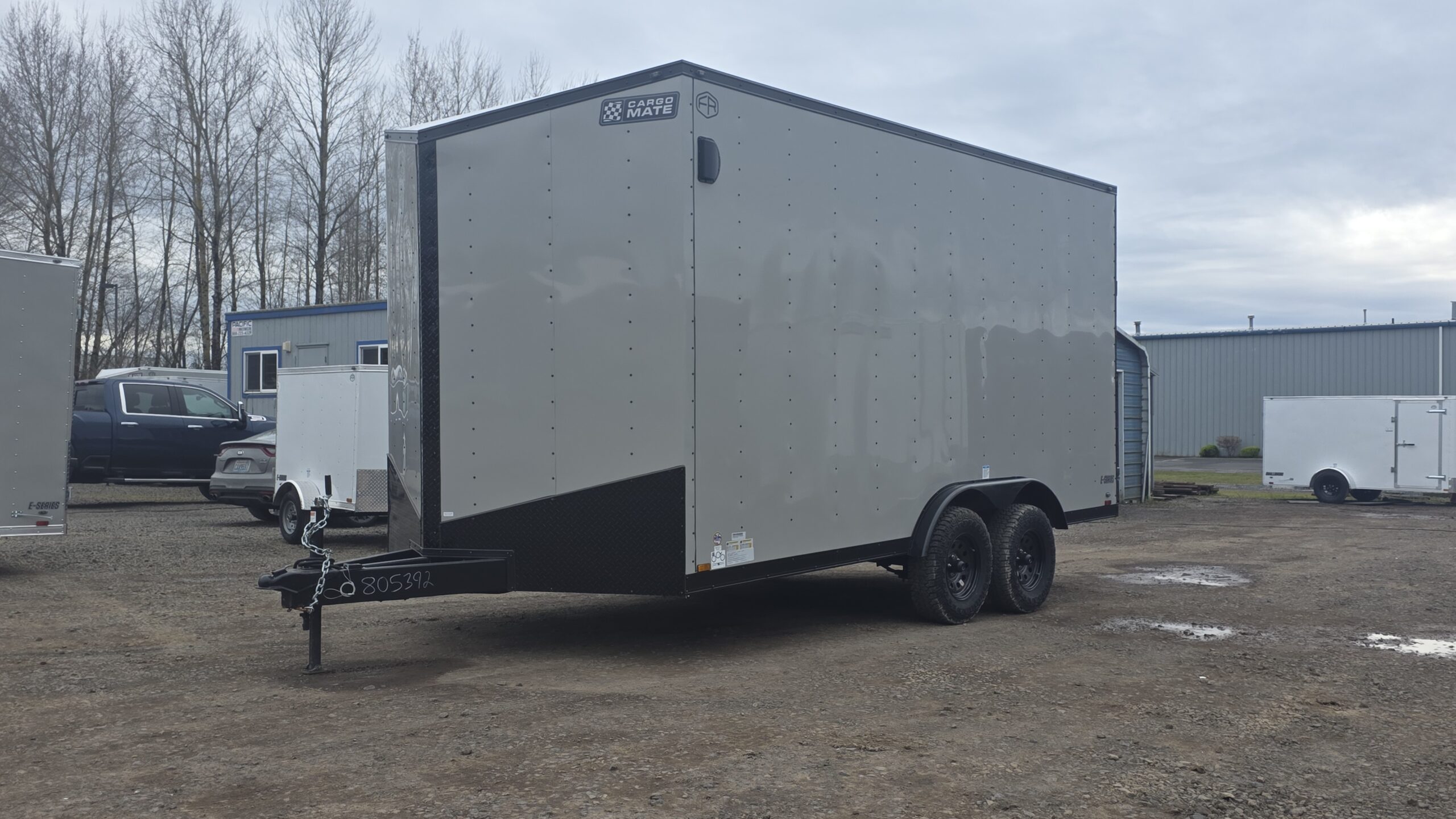 2026 Cargo Mate 8x16 Extra Height Enclosed Cargo Trailer 12" Extra Height 1-Piece Roof 4" Lift - Image 5