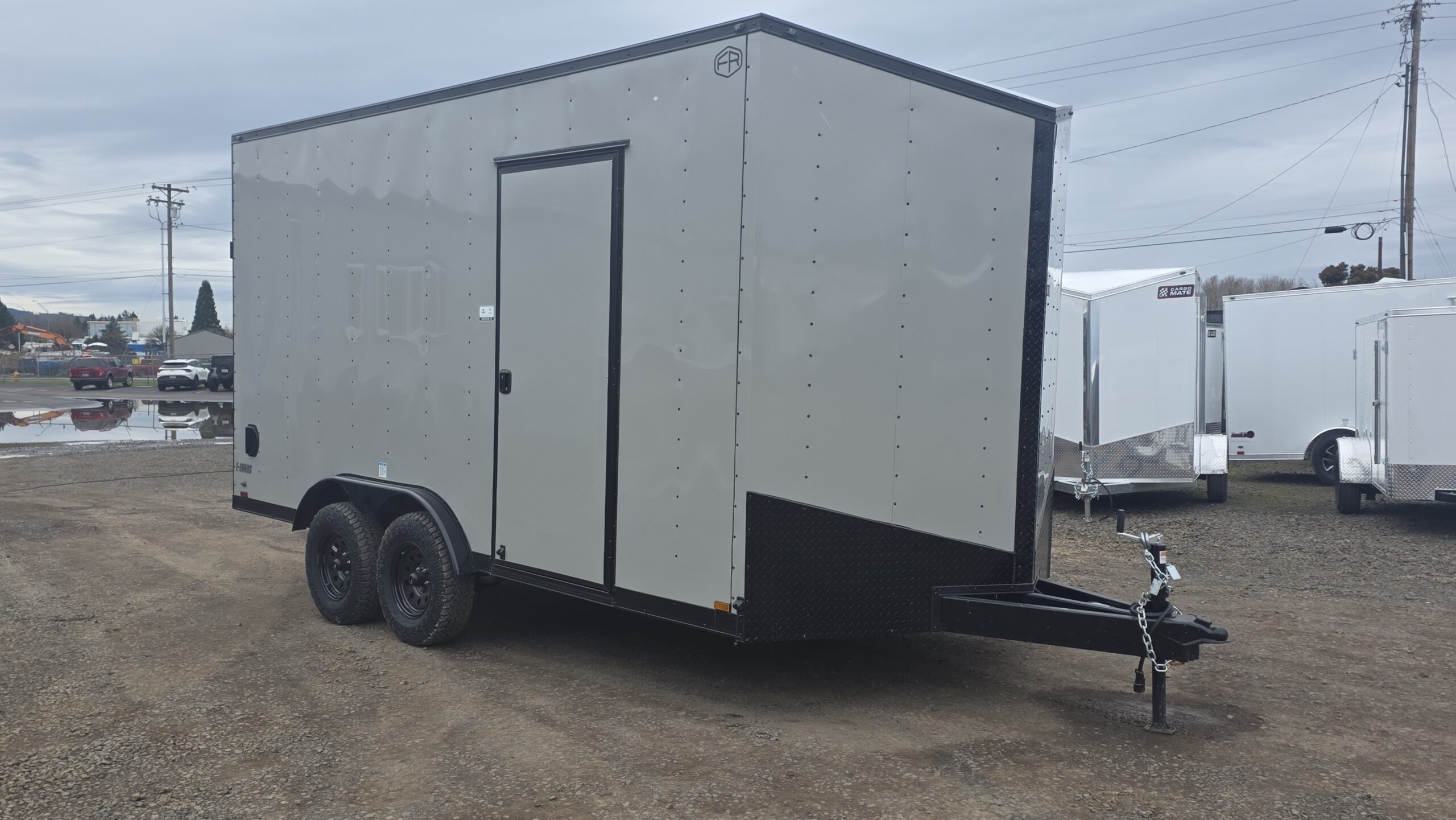 2026 Cargo Mate 8x16 Extra Height Enclosed Cargo Trailer 12" Extra Height 1-Piece Roof 4" Lift - Image 4