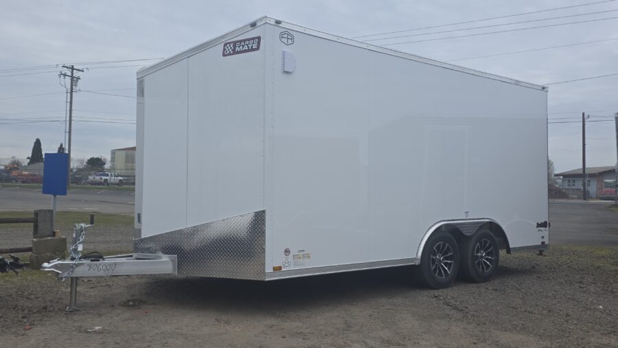 2026 Cargo Mate Aluminum Redline 8.5x16 Enclosed Cargo Trailer Car UTV Hauler Insulated Flooring Polycore