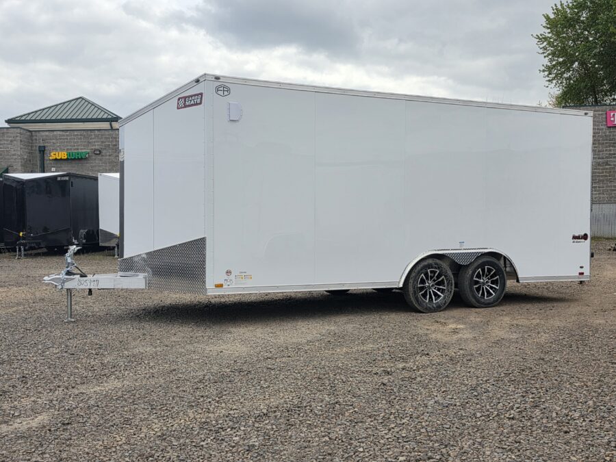 2026 Cargo Mate Aluminum Redline 8.5x18 Enclosed Cargo Trailer Car UTV Hauler Insulated Flooring Polycore
