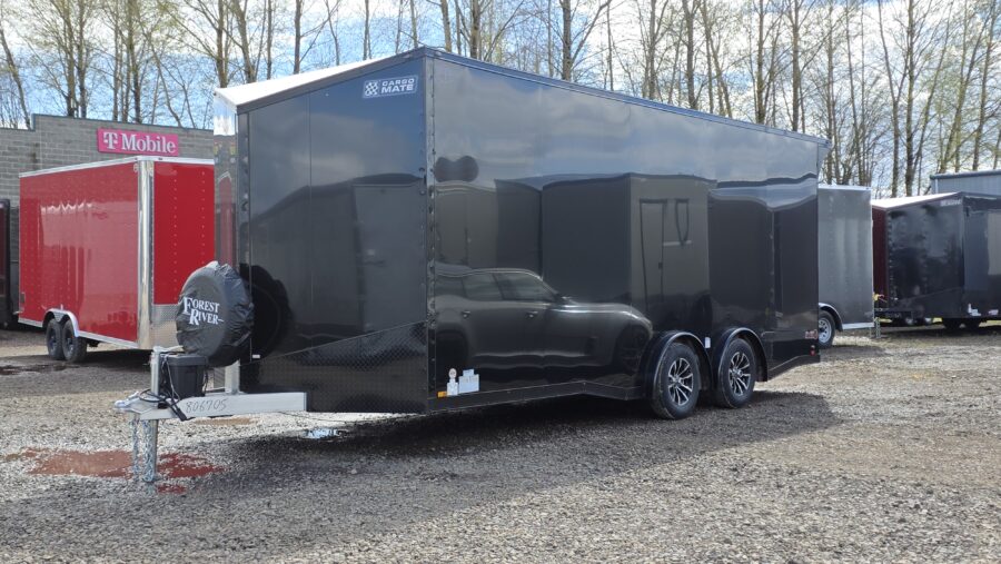 2026 Cargo Mate Custom Aluminum Redline 8x20 7000GVW UTV & Vehicle Hauler PolyCore Insulated