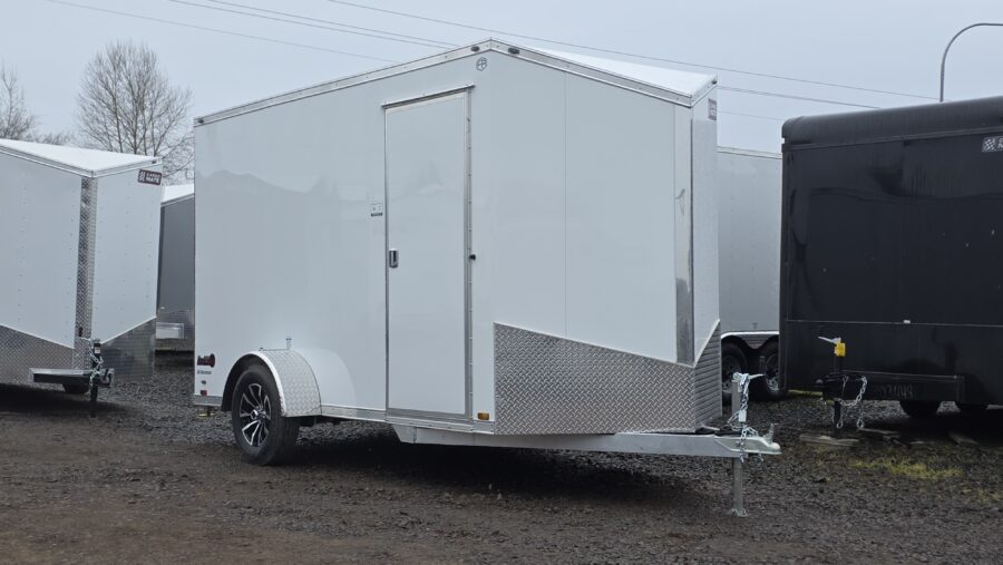 2026 Cargo Mate Aluminum Redline 6x12 Enclosed Cargo Trailer Insulated Torsion Flooring