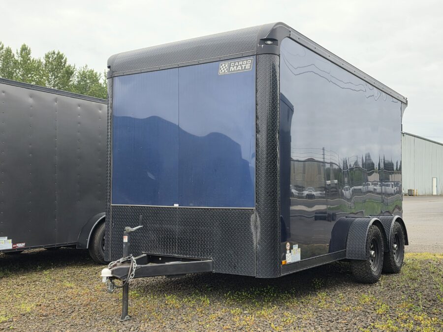 USED Cargo Mate Prototype 7x14 7000GVW Spread Axle Insulated UTV Hauler Cargo Trailer Polycore