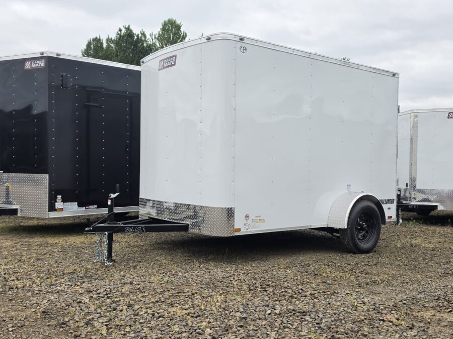 2027 Cargo Mate 6x10 Challenger Enclosed Cargo Trailer Ramp Door Extra Height