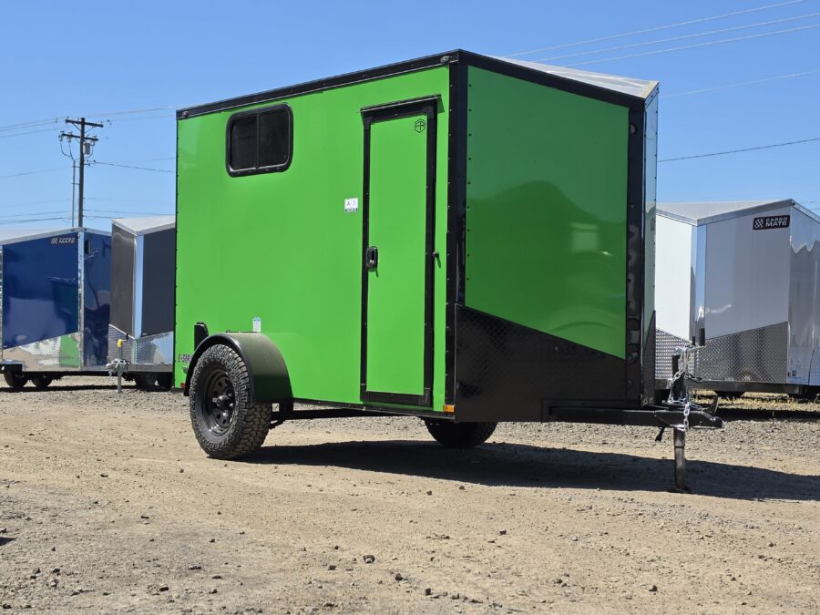 2027 Cargo Mate 5x10 Enclosed Cargo Tailer 12" Extra Height Polycore