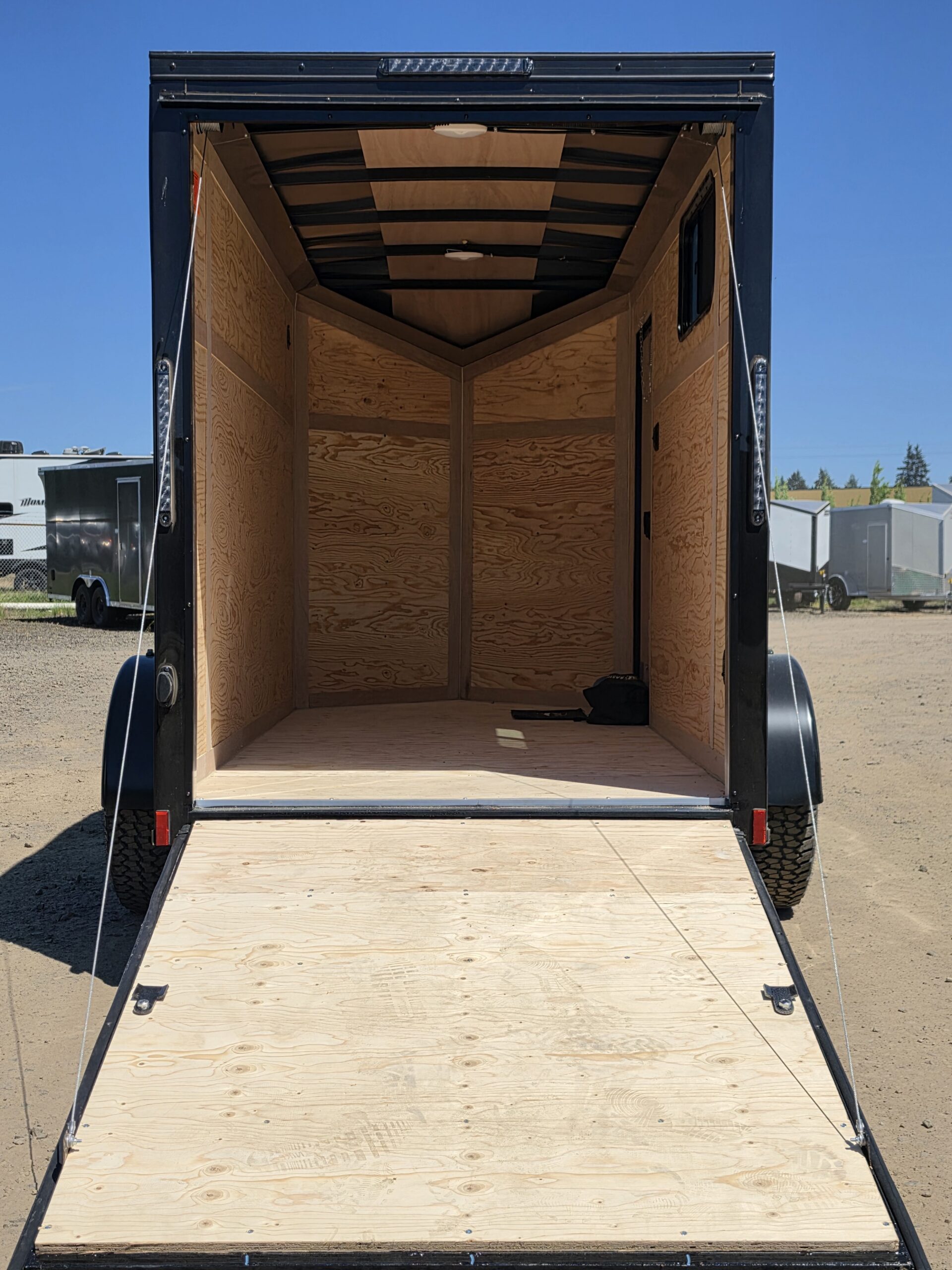 2027 Cargo Mate 5x10 Enclosed Cargo Tailer 12" Extra Height Polycore - Image 2