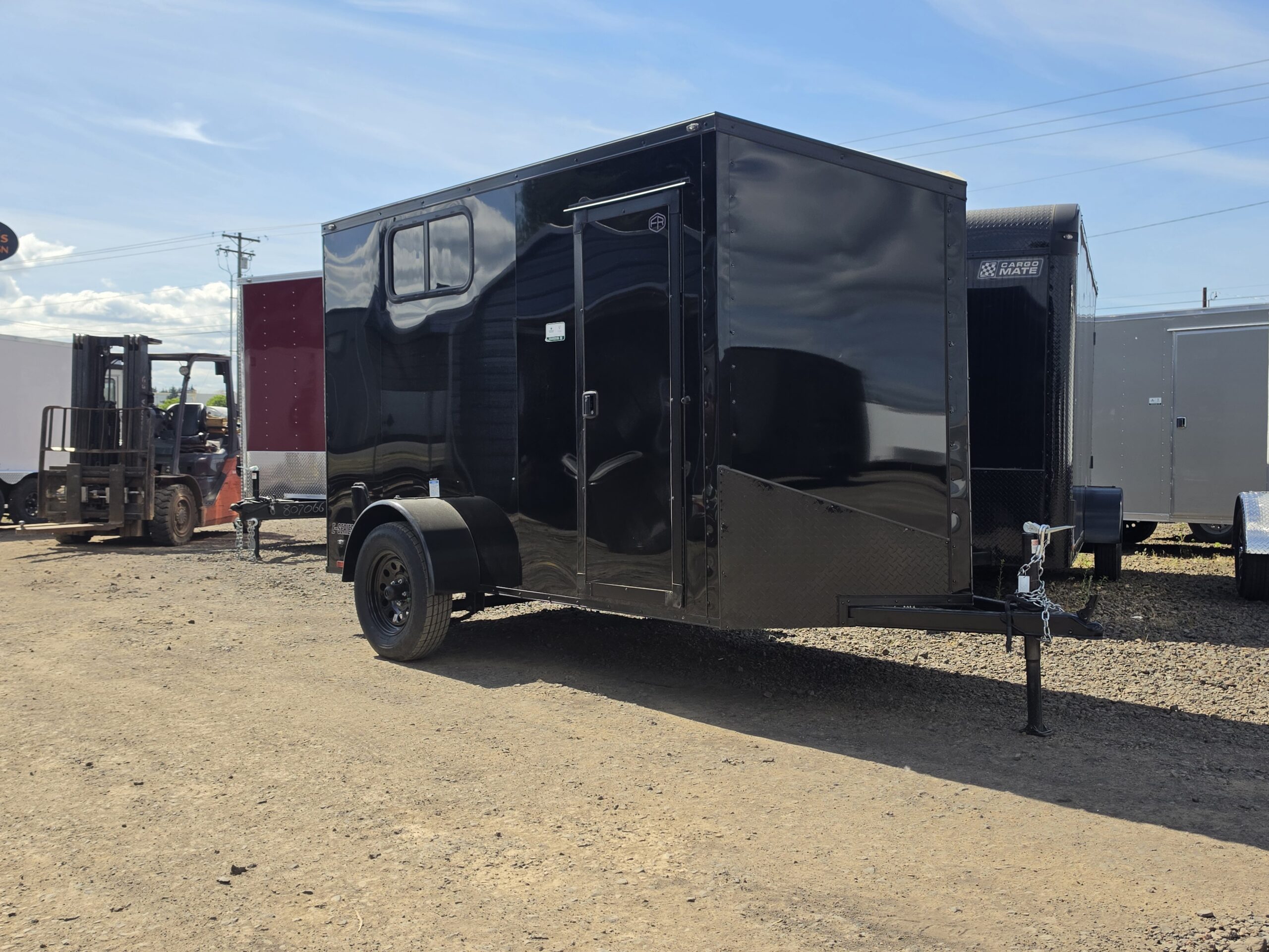 2027 Cargo Mate 5x10 Enclosed Cargo Tailer 12" Extra Height Polycore