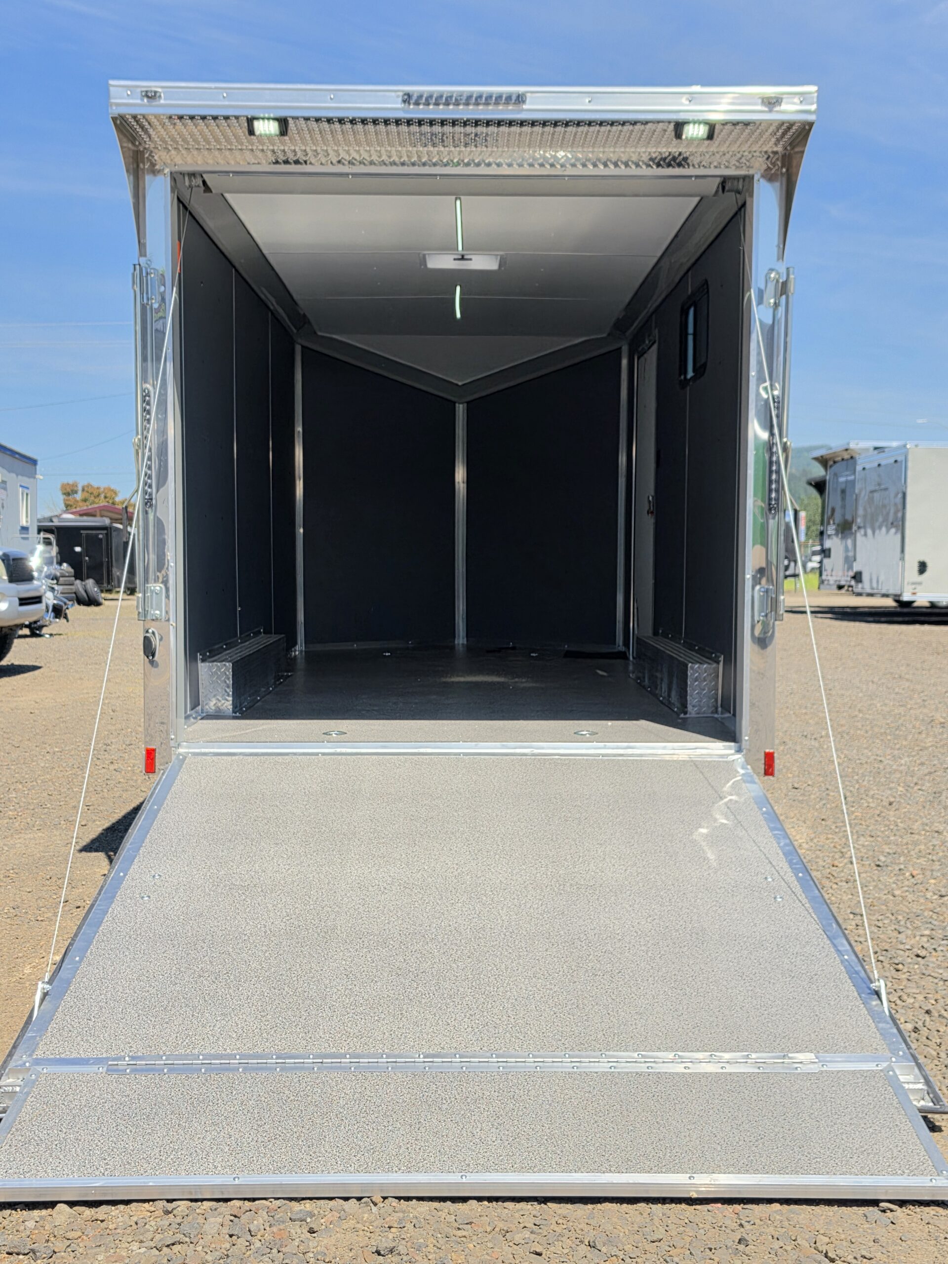 2027 Cargo Mate Aluminum Redline 7x14 Enclosed Cargo Trailer Insulated Narrow Track Torsion Axle Custom Flooring - Image 5