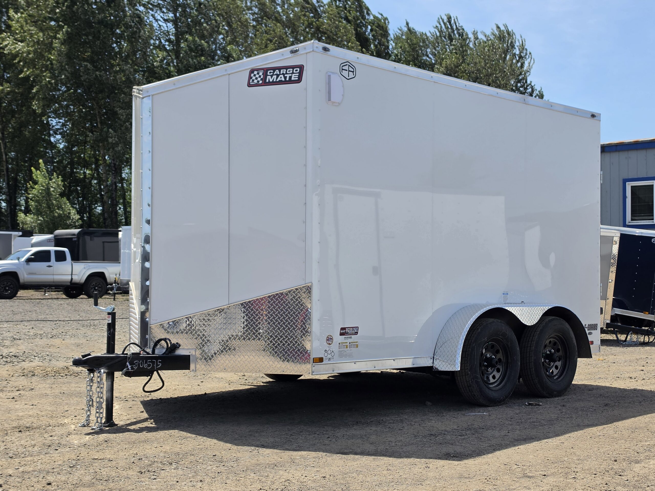 2027 Cargo Mate Enclosed Cargo Trailer 7x12 Extra Height Ramp Door PolyCore 1-Piece Roof - Image 6