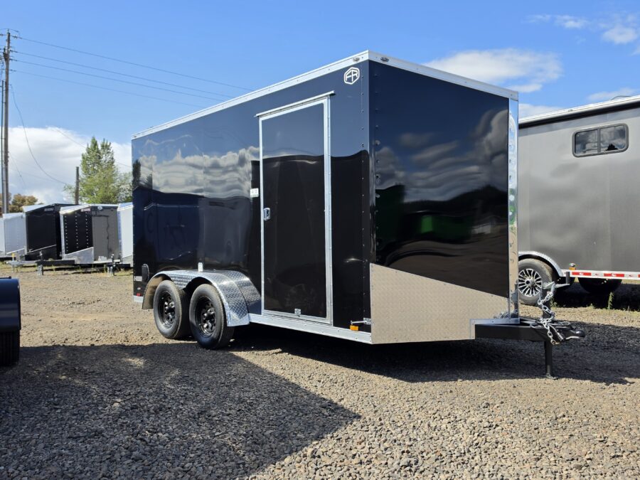 2027 Cargo Mate Enclosed Cargo Trailer 7x14 Extra Height Ramp Door PolyCore 1-Piece Roof